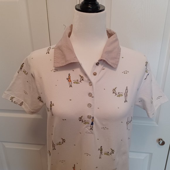 Liz Claiborne Golf Shirt, Size L.  95% cotton; 5% spandex - Picture 1 of 10